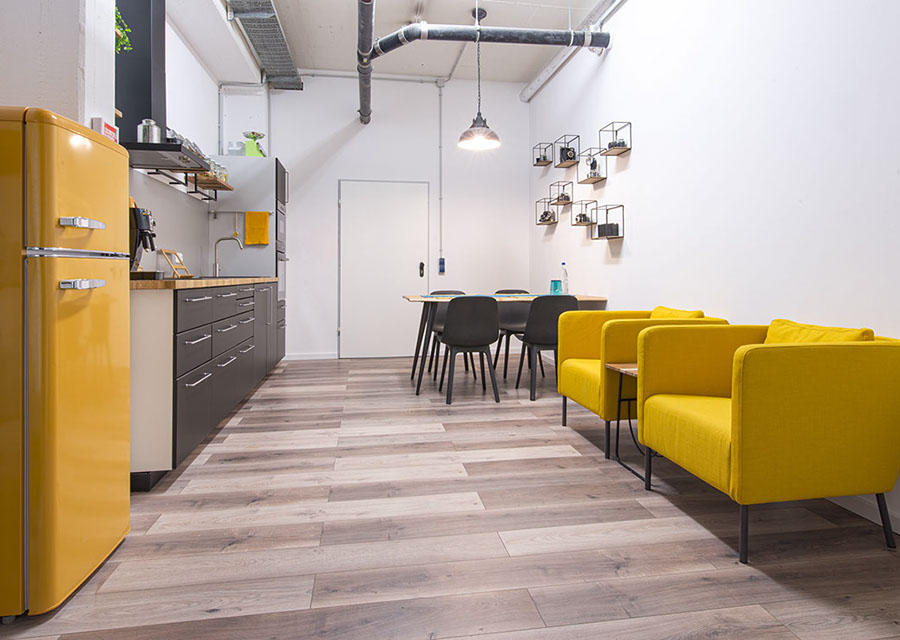 Aufenthaltsraum und Küche