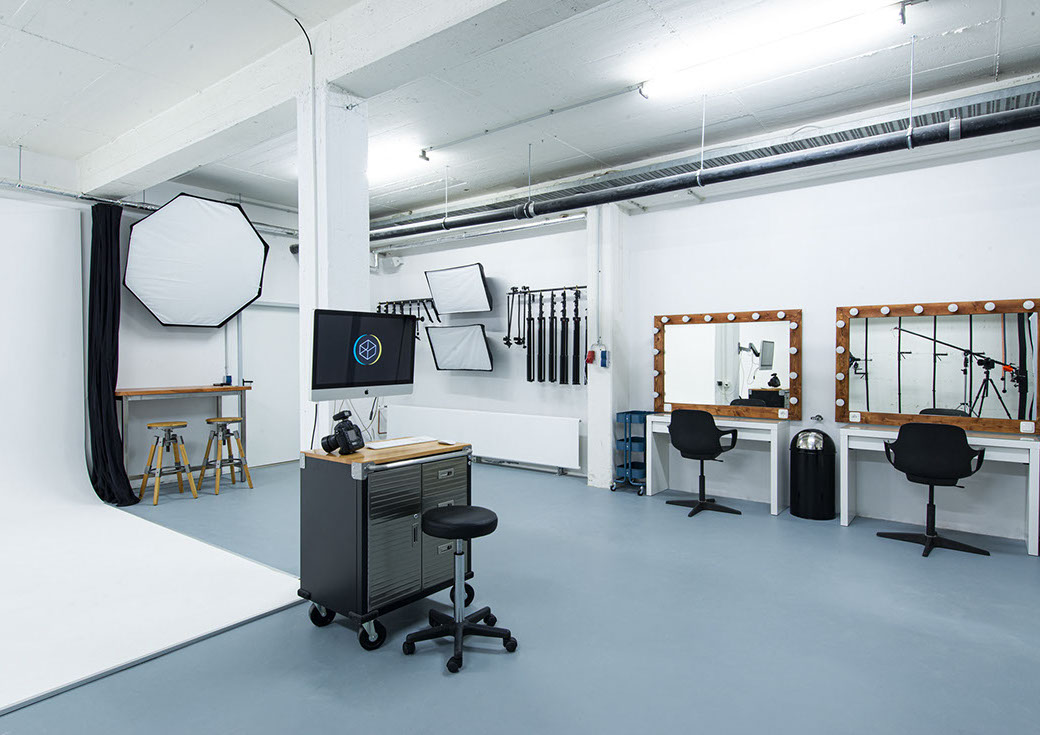 Mietstudio Rauland Studio 1 Totale Ansicht von Studio 1