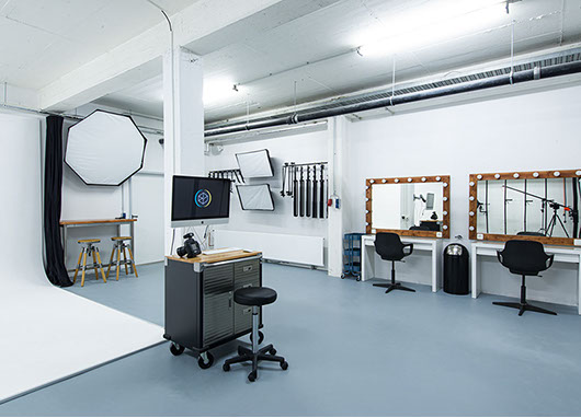 Totale Ansicht von Studio 1